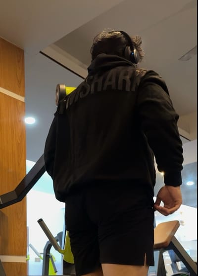 Gym*shark Oversized Hoodie Black Print_img_1