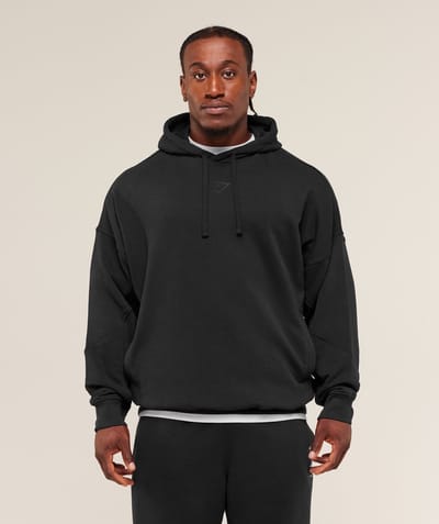 Gym*shark Oversized Hoodie Black Print_img_3