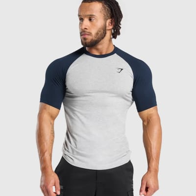 Muscle fit Gym*shark Half Sleeve T shirt_img_3