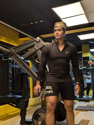Gym*shark Zipper compression ( Unisex )_img_3
