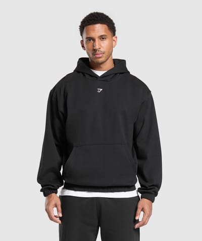 Gym*shark oversized hoodie white print_img_1