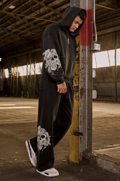 Youn*gLA Down Collection Oversized Joggers_img_1